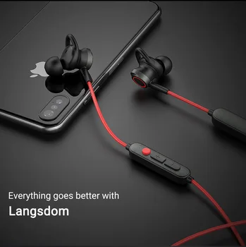 

New Langsdom L80 Bluetooth Wireless Earphones 3 EQ Sound Modes IPX6 Waterproof Sport Wireless Headphone fone de ouvido bluetooth