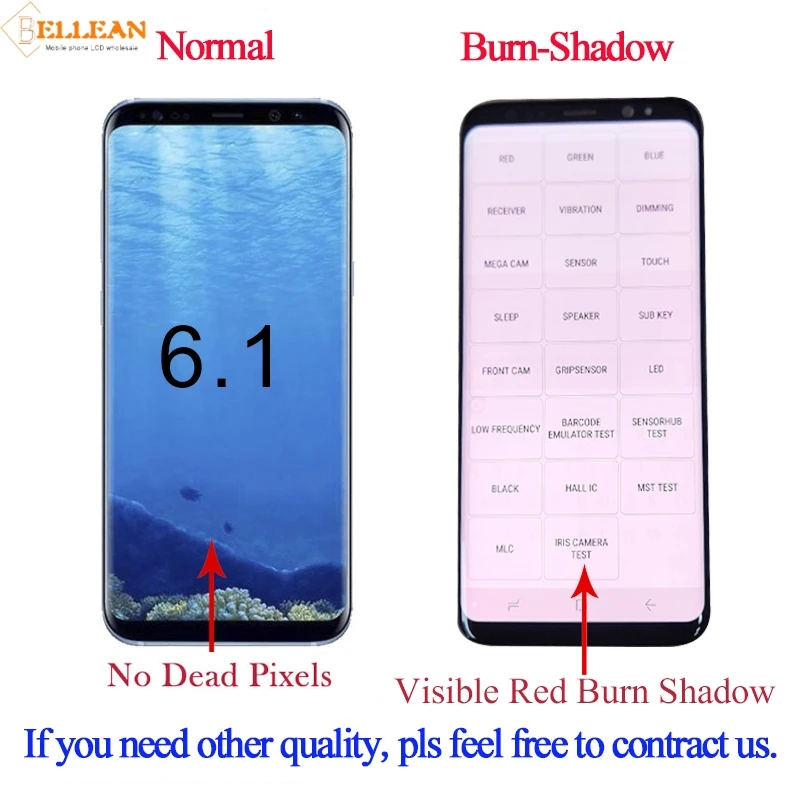 Акция Catteny для samsung Galaxy S8 Plus дисплей G955 G955F lcd с кодирующий преобразователь сенсорного экрана в сборе G955 lcd