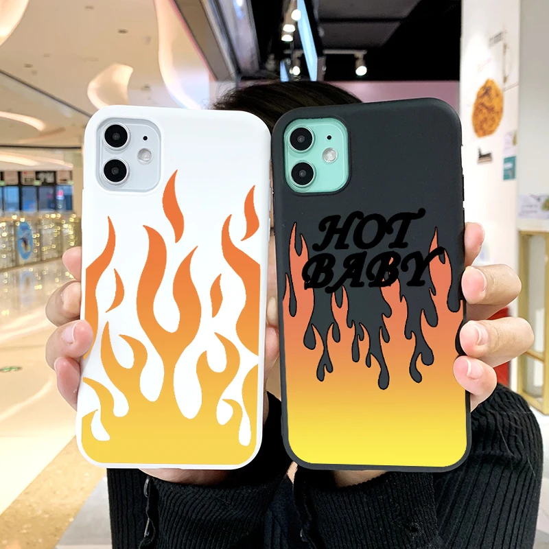 Flame style Case For iPhone 12 Pro 11 XR X Xs Max 8 7 Plus Mini SE 2020 Silicone Phone Cover Soft Shell Mandalorian | Мобильные