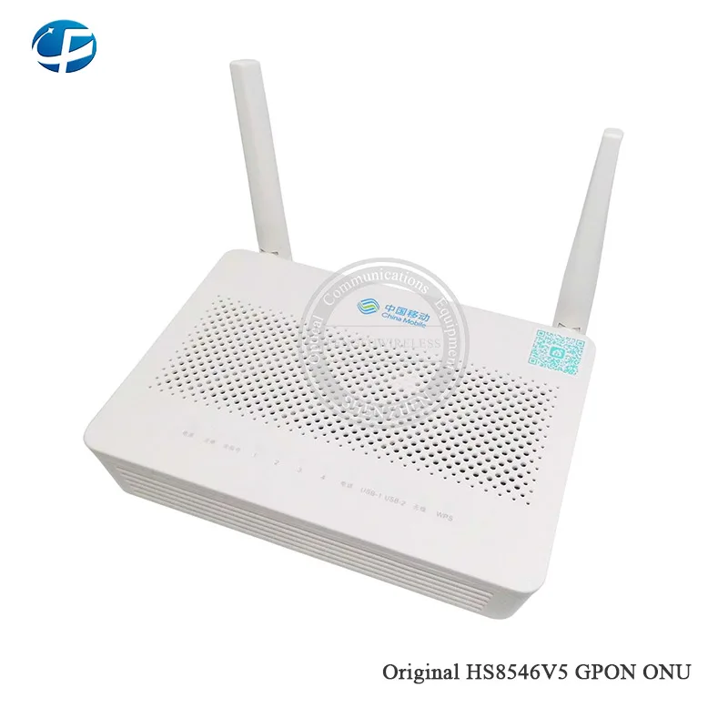 10 шт. HUA WEI HS8546V5 GPON ONU ONT 4GE Port + 1TEL 2USB 2 4G & 5G двухдиапазонный WiFi|Кабели связи| |