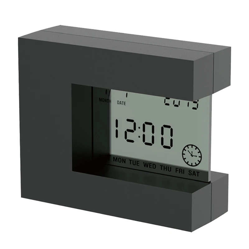 Miniso Led Digital Transparent Alarm Desk Clocks Timer Function Time