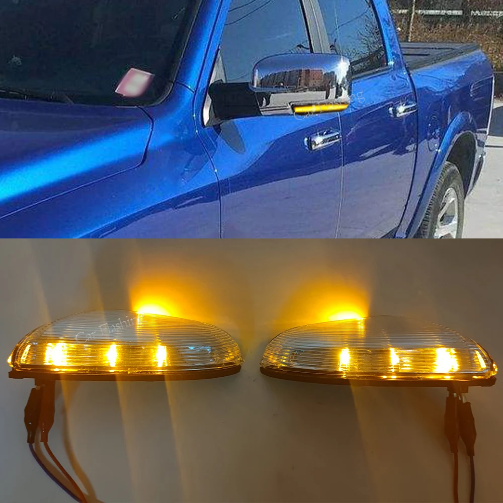 Car Led Side Mirror Light Turn Signal Dynamic Indicator Lamp For Dodge