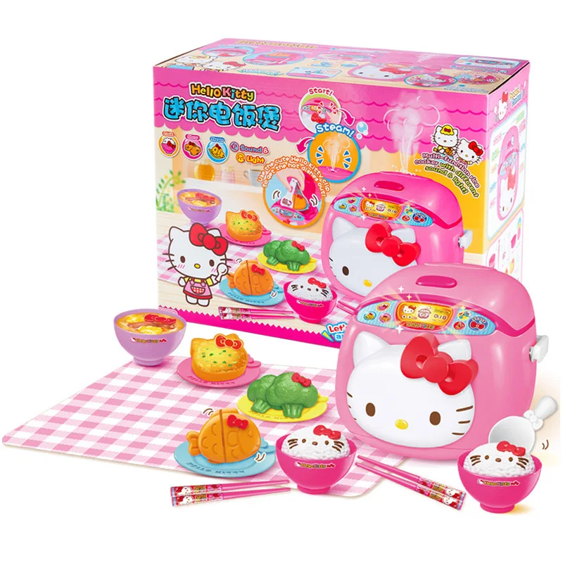 

Hello Kitty hello kitty Mini Rice Cooker Kitchen Series GIRL'S Play House Cooking CHILDREN'S Toy