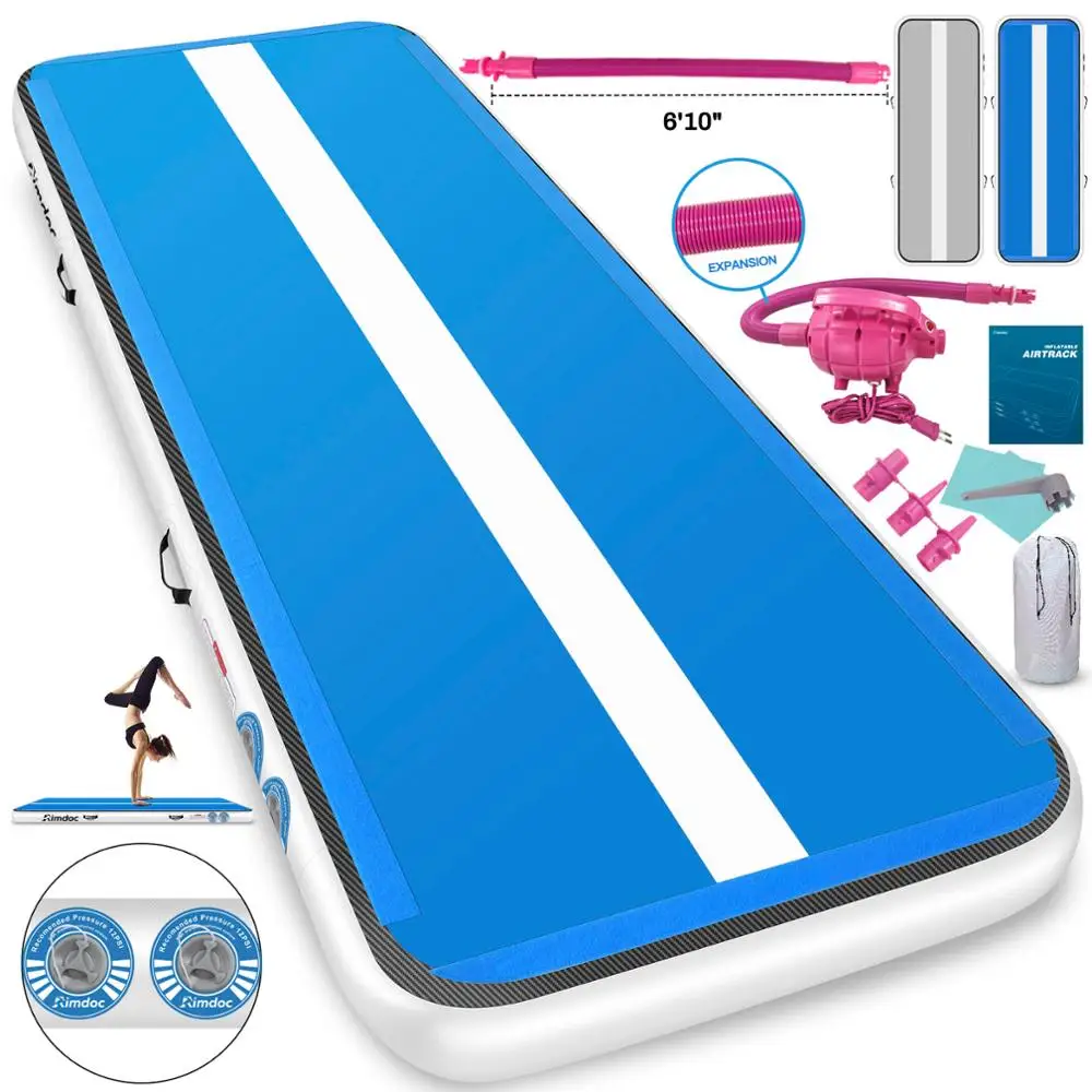 

4m/5m/6m Inflatable Air Track Gymnastics Gym Mattress Tumbling Airtrack Floor Yoga Mat Olympics Gym Mat with Free Airpump Home