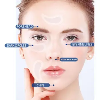 

2Pairs Micro-needle Eye Patch For Wrinkles Fine Lines Pads Eye Care Hyaluronic Mask Removal Dark Puffiness Circle Skin Acid S6H7