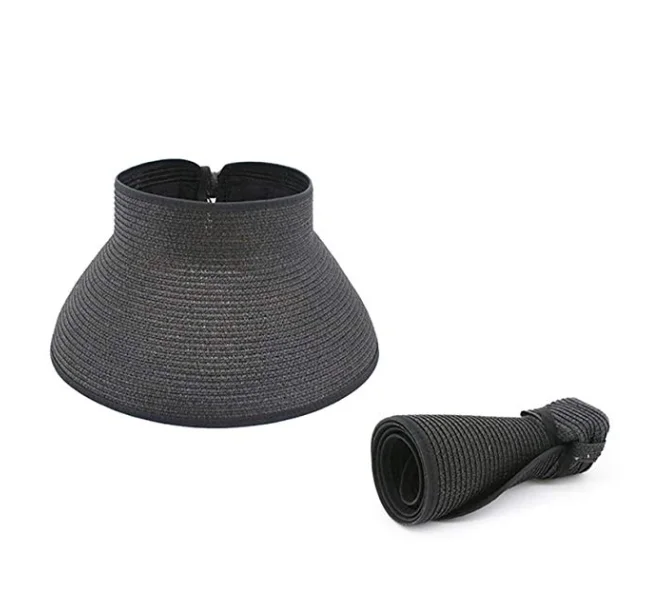 Новинка, весенняя и Летняя женская шляпа, ручная работа, рафия, шляпа от солнца, модная Панама, Свободный Топ, шляпа от солнца, складная и удобная в переноске