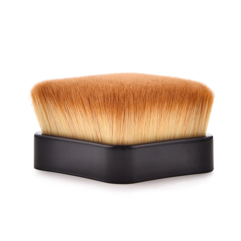 Квадратная щетка с короткой щетиной крема ВВ кисть для основы макияж легко использовать густые волосы Румяна инструмент для макияжа - Handle Color: as the pciture