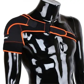 

Unisex Single Shoulder Strap Adjustable Shoulder Support Brace Joint Sport Gym Compression Bandage Wrap Sport Injury Preven