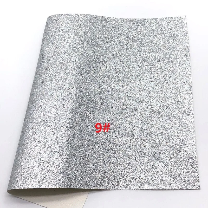 9 1 шт. A4 Размер 21X29 см Алиса блеск Cuero Sintetico мелкие блестки кожа для DIY G04 - Цвет: 9