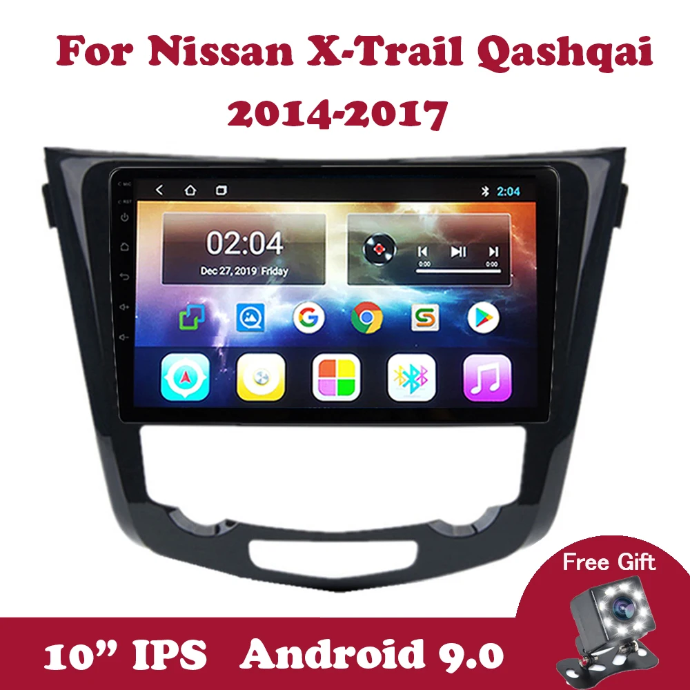 

Android 9.0 Multimedia Video Player For Nissan X-Trail X Trail 3 T32 Qashqai 1 J10 2014-2017 2Din No 2Din Navigation GPS Canbus