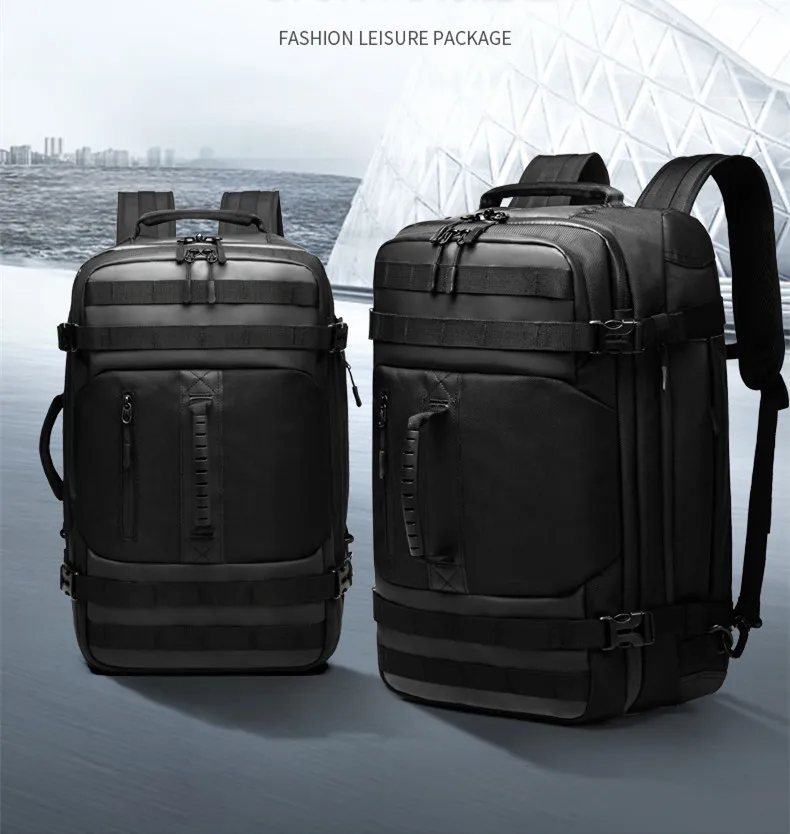 OZUKO многофункциональный большой рюкзак для мужчин 17 дюймов ноутбук мужские рюкзаки большой емкости Модные мужские Mochila Водонепроницаемая дорожная сумка