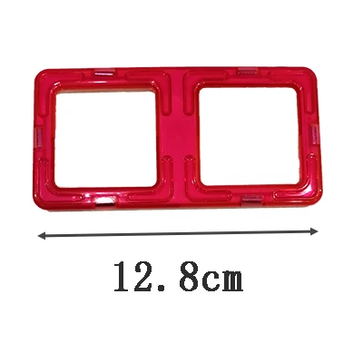 1pcs Magnetic DIY building blocks parts construction toys for toddlers Designer magnetic toys Magnet model building toys medium rectangle
