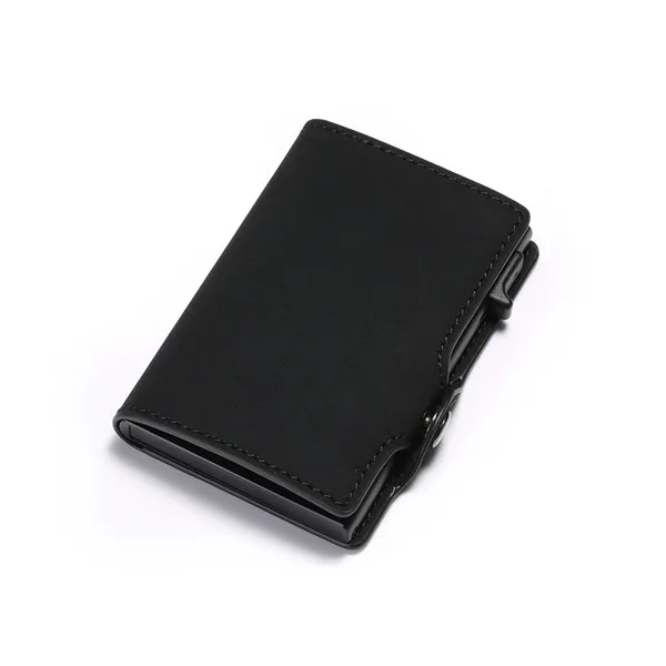 Bycobecy, Женский Смарт-кошелек, всплывающая RFID, кошелек, с боковым нажатием, модный, из искусственной кожи, кошелек для карт, сумка для денег, Противоугонный, дорожный кошелек