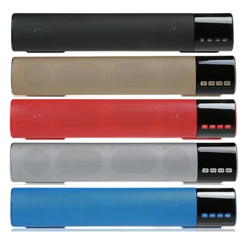 

Big Power 10W HIFI Portable Wireless Bluetooth Speaker Stereo Soundbar TF FM USB Subwoofer Column for Computer TV Phone
