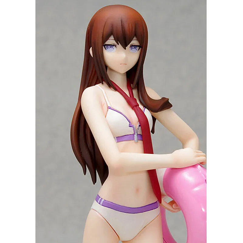 Steins Gate Makise Kurisu бикини Фигурки ПВХ brinquedos Коллекция Фигурки игрушки для Рождественский подарок Wtih Розничная коробка A236