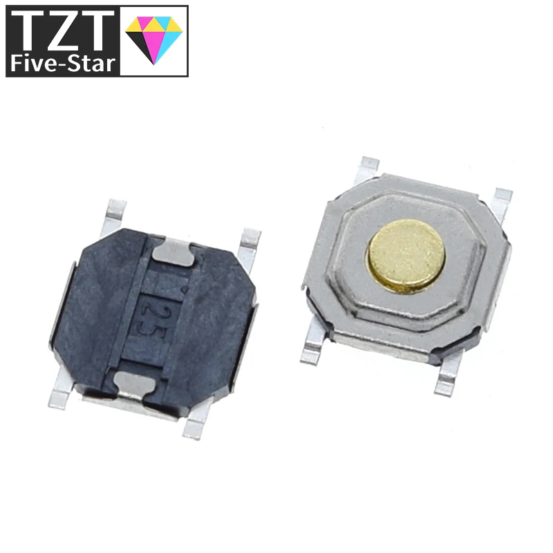 100/300PCS SMD 4*4*1,5 MM 4X4X1,5 MM Tactile Tact Push Button Micro Schalter Momentary Für diy – Detail 7