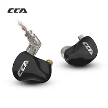 Nieuwe Cca CA16 7BA 1DD Hybrid Drivers In Ear Oortelefoon Hifi Monitoring Headset Met 2PIN 0.75Mm Kabel Cca C12 c16 Zsx Zstx Vx T4 T3