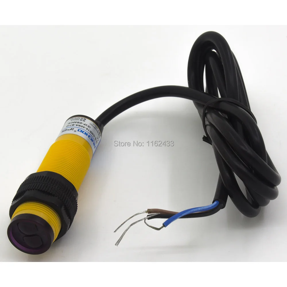 M18 50 см Измерение постоянного тока NPN NO E3F-DS50C4 диффузный отражающий усилитель цилиндра фотоэлектрический датчик