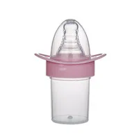 Pink Детская медицинская кормушка для младенцев, Детская медицинская кормушка для кормления, пустышка, соска, необходимая детская посуда, инструмент, 3 цвета - Цвет: Pink