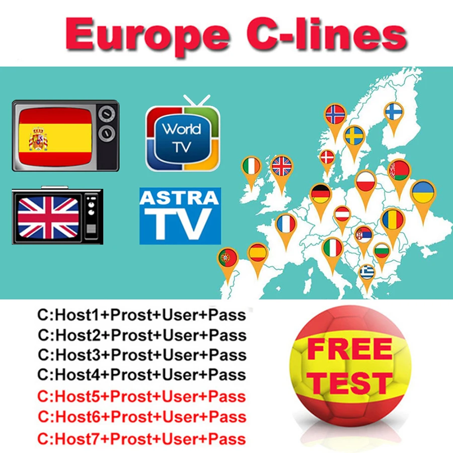 

DVB-S2 Receptor Cccam cline for 1 year Spain Oscam cline use for GT media V9 Super V8 Nova Satellite TV Receiver Europe channels