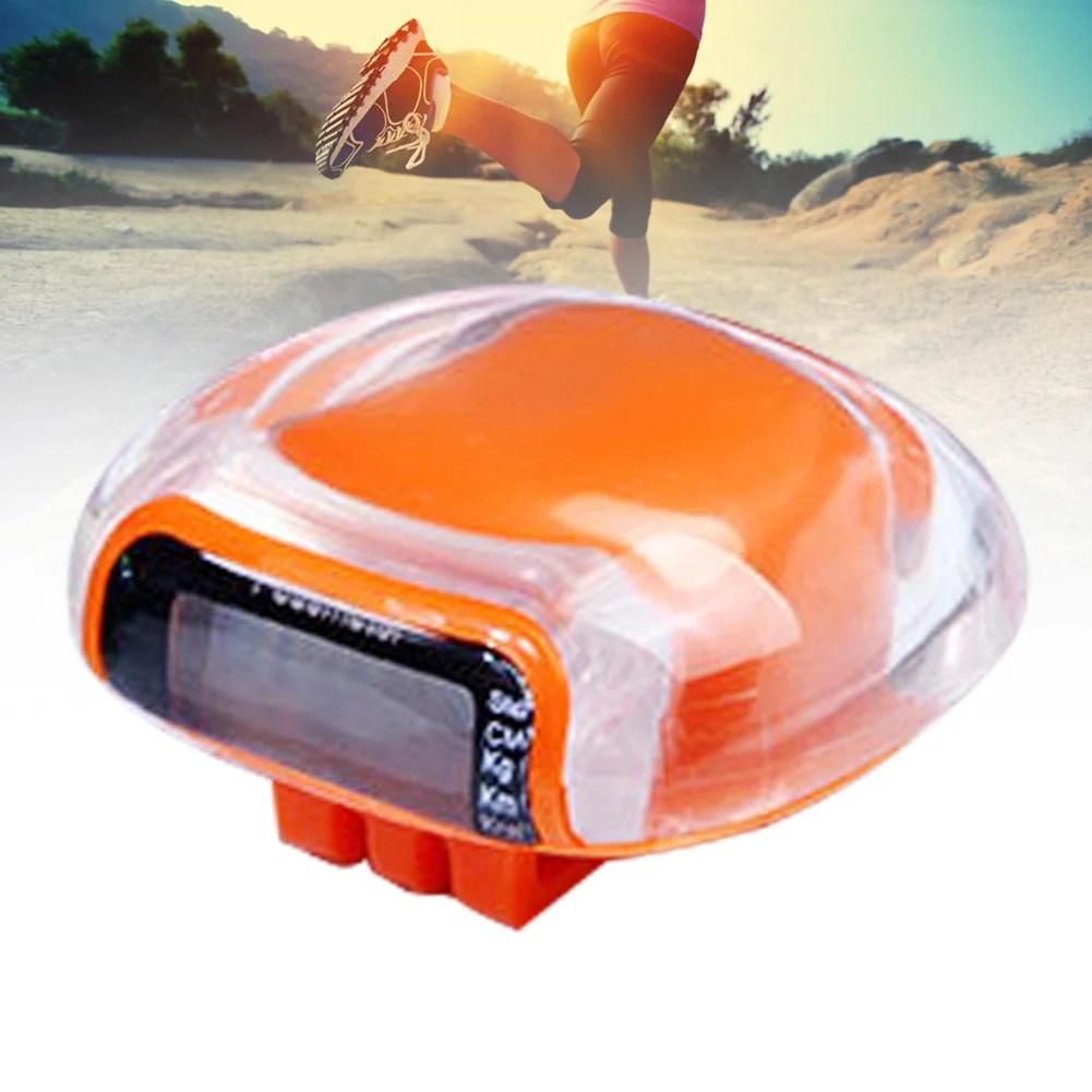 Оранжевый Lose Weight For Walking Jogging Multifunctional Exercise Step Counter Portable With Clip Large Screen Electronic Pedometer - Цвет: Оранжевый