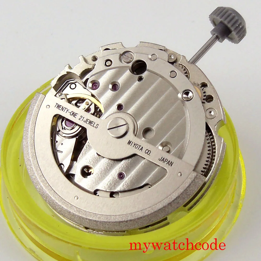 

21 Jewels Miyota 821A Date Window Automatic Mechanical Movement M17 Hack Second Stop Watch Parts