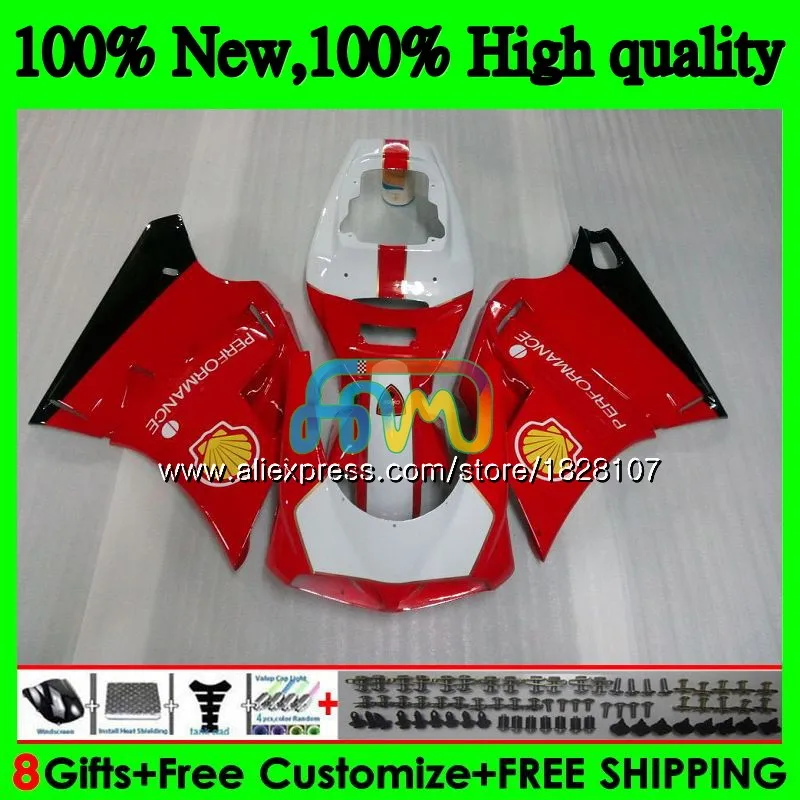 748 853 для поездок на мотоцикле DUCATI 916 996 94 95 96 97 98 99 02 71BS. 41 998 S R 1994 1995 1996 Whitr ярко-красные 1997 1998 1999 00 2001 2002 обтекатель