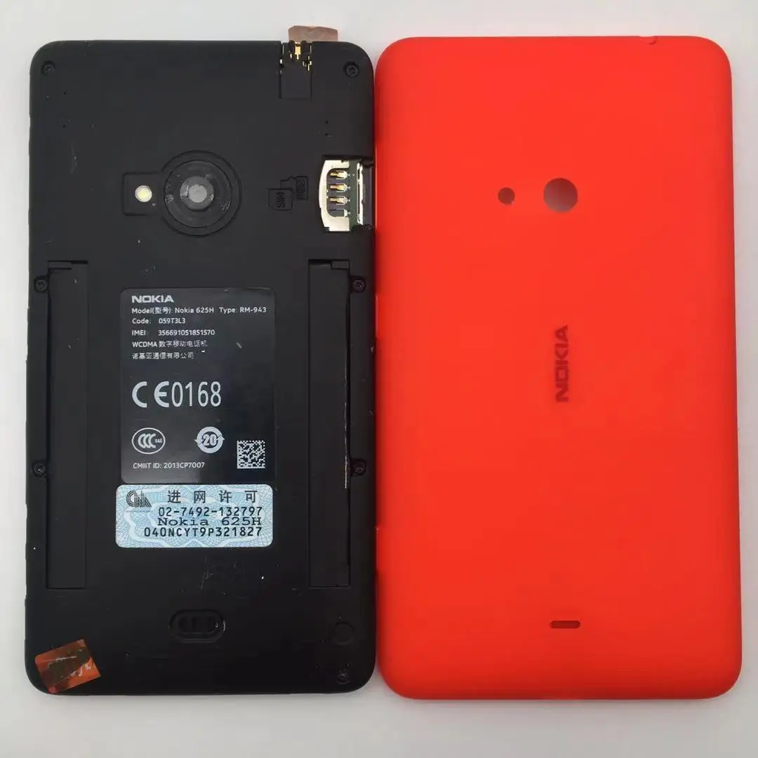 Nokia Lumia 625 Refurbished-Original  cell phone 4.7"Touchscreen Dual core GPS WIFI 3G&4G Microsoft Windows Phone Free shipping iphone 7 refurbished