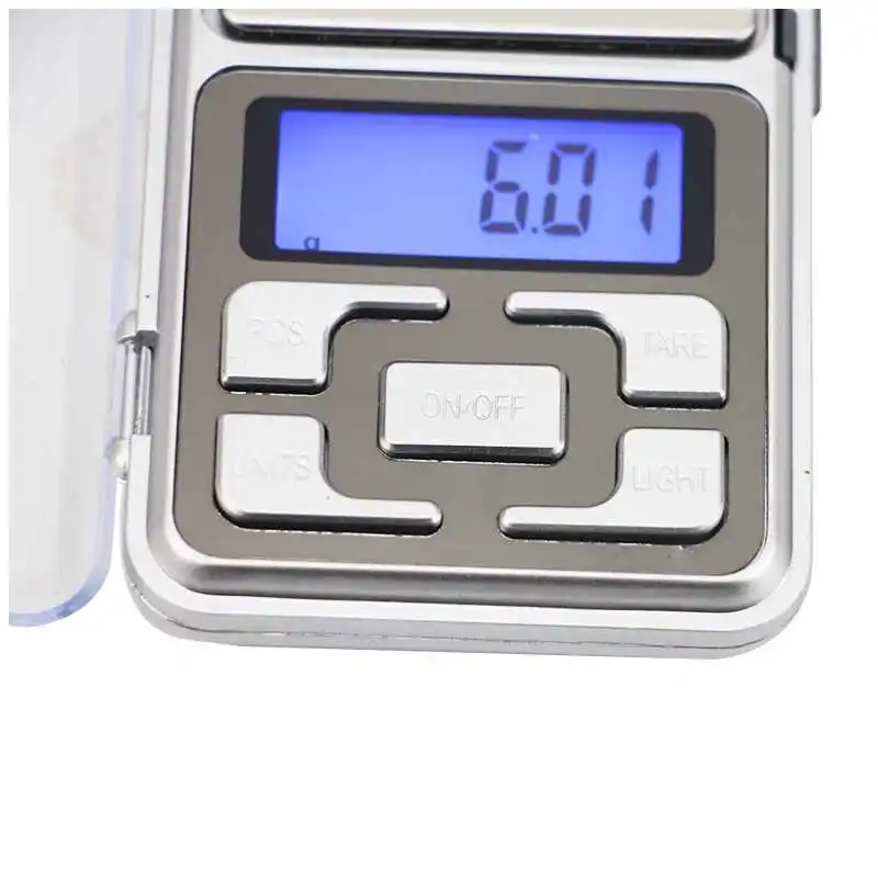 0,01/0,1g Высокоточный цифровой шкалы 100/200/300/500g Мини ЖК-дисплей Подсветка электрическая карманная шкала Кухня в граммах для бриллиантовых ювелирные украшений Вес