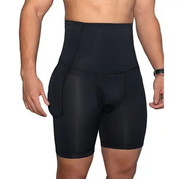 

Mens Shapewear Shorts Butt Lifter Padded Underwear High Waist Body Shaper Boxer Underwear Plus Size S-6XL