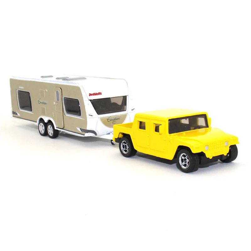Siku 1: 64 Cayenne RV Литой Сплав модель автомобиля металлический материал Коллекция Модель автомобиля детская игрушка украшения-игрушка автомобиль - Цвет: Цвет: желтый