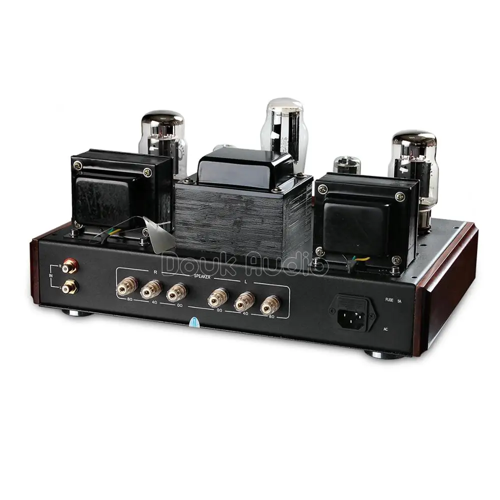 Douk аудио HiFi KT88 вакуумный ламповый усилитель одноконцевый класс А стерео Встроенный усилитель мощности 18 Вт+ 18 Вт