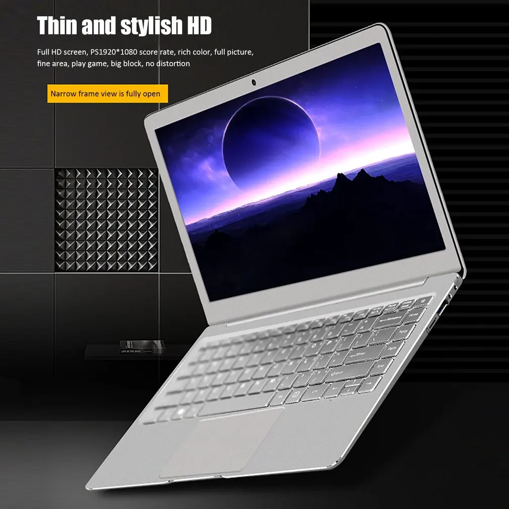 13," Ноутбук A11 J3455 8+ 64G/128G/256G/512G ips HD экран игровой ноутбук ультратонкий ноутбук с большой батареей