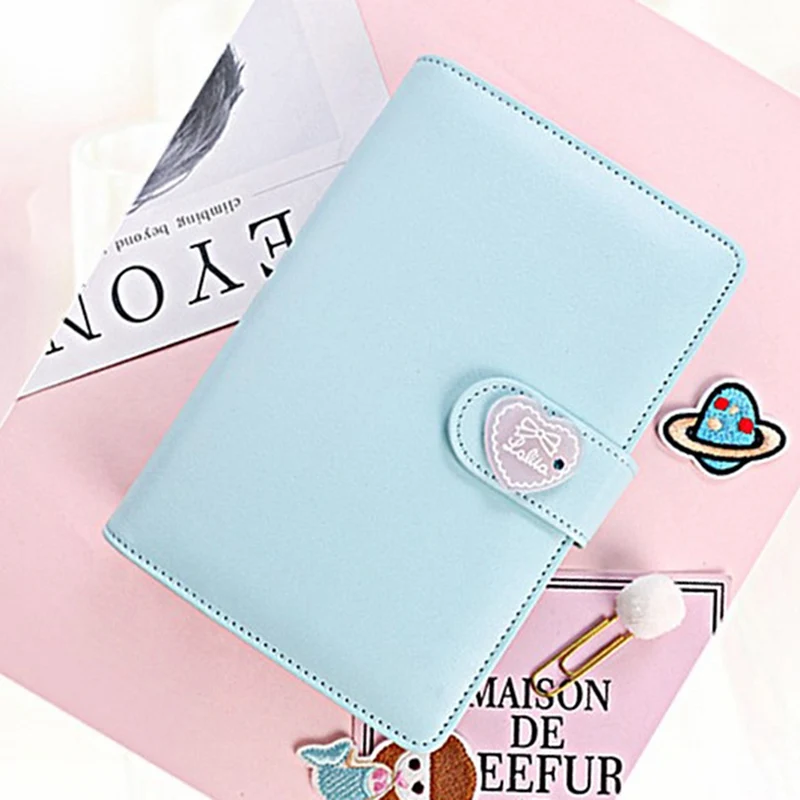 

Korea Ins Pink Girl Heart Book Book Leaflet Book Set Small Fresh Travel Diary Notebook