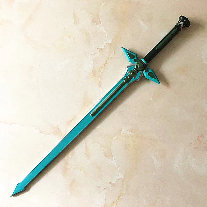 80cm / 31." Sword Art Online Kirito Kirigaya Kazuto Kirigaya Sword Repulsor Dark cosplay prop Asuna Yuuki blue sword cosplay pr