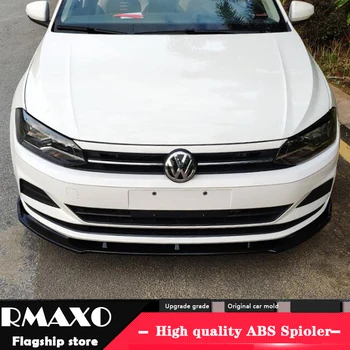 

For Volkswagen POLO Body kit spoiler 2019-2020 For POLO EC ABS Rear lip rear spoiler front Bumper Diffuser Bumpers Protector