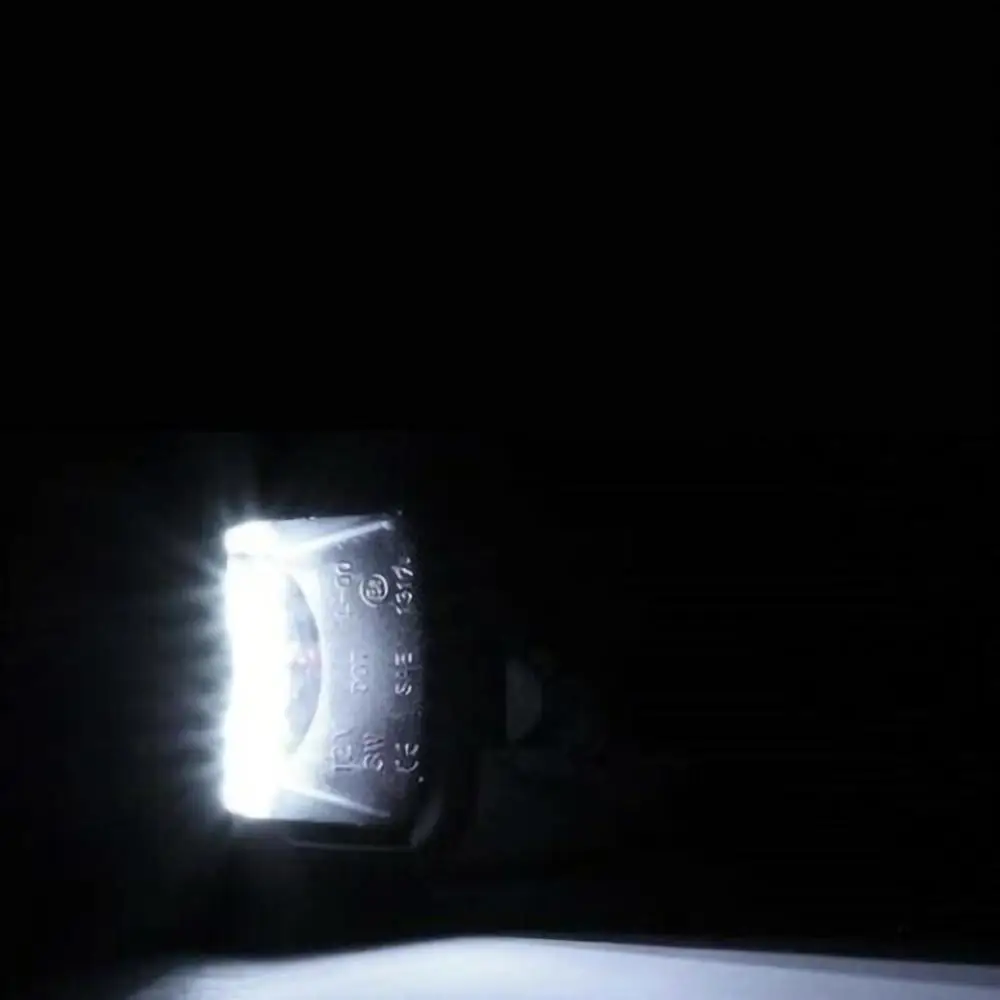 Бесплатная доставка 2 шт. IP67 18SMD 3 Вт белый светодиод подсветка номерного знака для