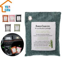 Очистка воздуха мешки природа свежий уголь Бамбук воздух очистка в форме сумочки очиститель запахов бамбуковый уголь+ нетканый уголь
