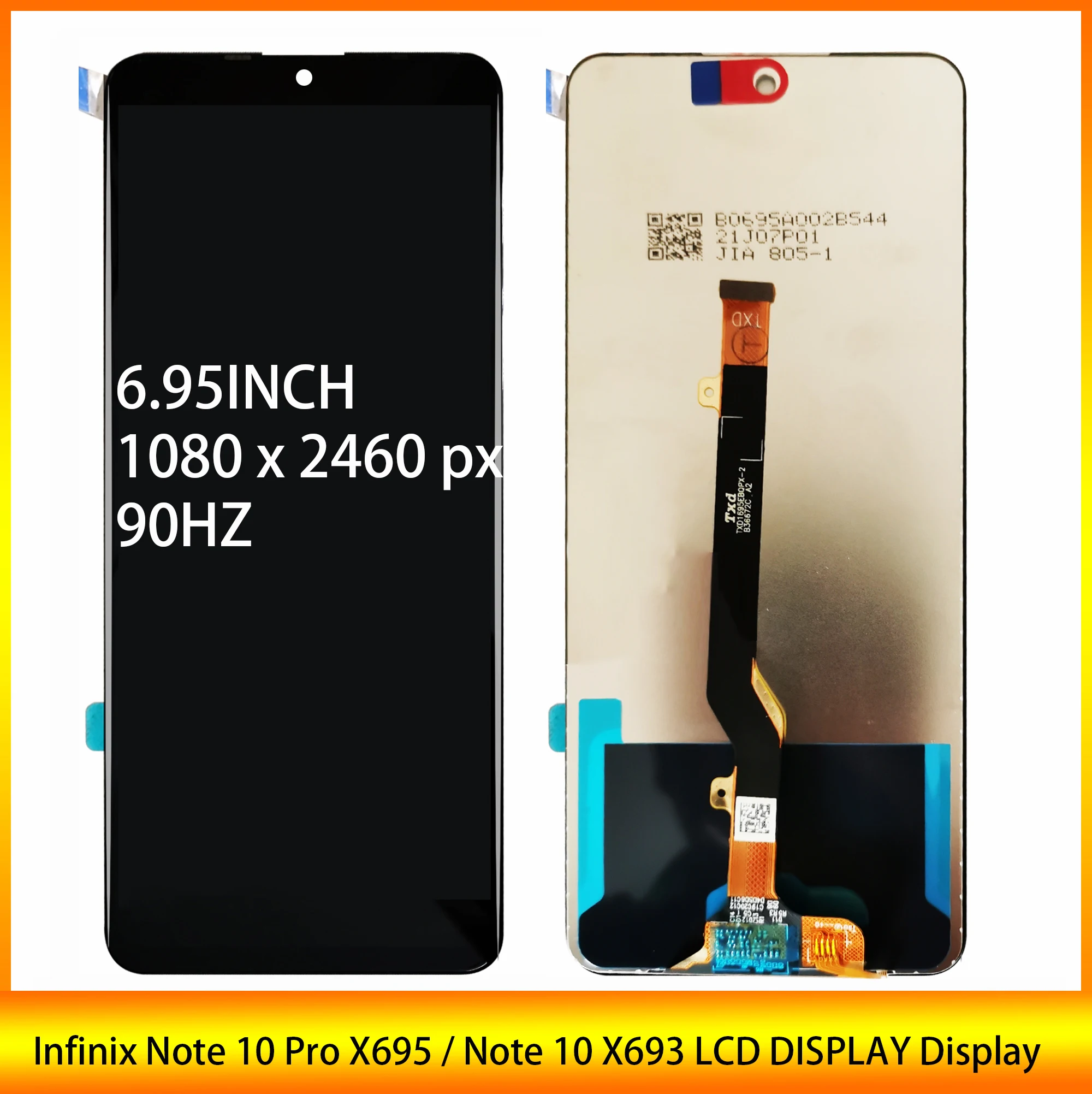 infinix new model High Quality 6.95 ” For Infinix Note 10 Pro X695 / Note 10 Pro NFC X695C LCD Display Touch Screen Digitizer Assembly Repla latest infinix phone