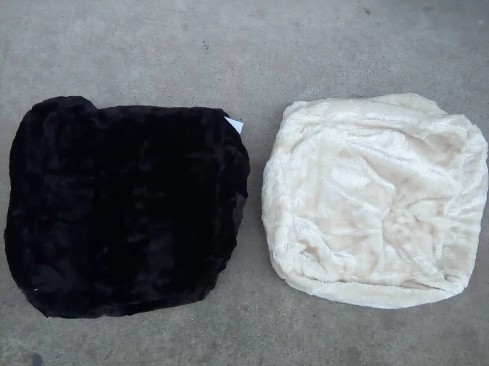 Меховой табурет оттоманка кресло для отдыха диван Хлопковый чехол на стул