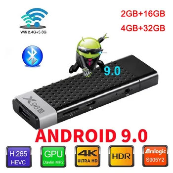 

Smart TV Stick Android 9.0 TV Box X96S Amlogic S905Y2 DDR3 4GB 32GB X96 Mini PC 5G WiFi Bluetooth 4.2 TV Dongle 4K Media Player