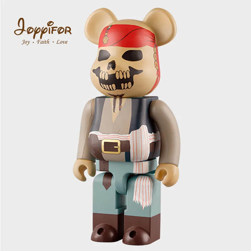 Joyyifor 28 см аниме Bearbricklys 400% фигурка Супермена Бэтмена Chewbaccaa Babybears куклы ПВХ коллекционные модели игрушки подарки - Цвет: Светло-серый