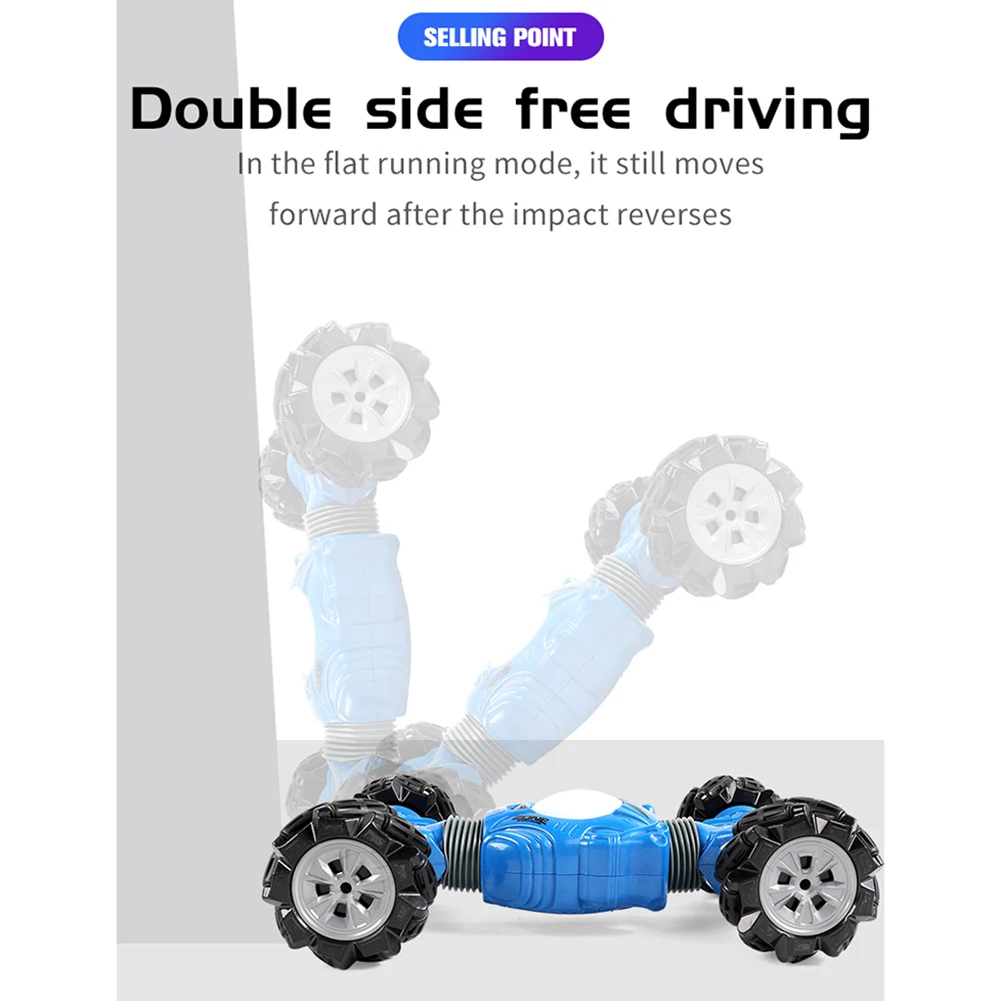 Double Side Drivin Off-Road Vehicle Toy Smart Gesture Induction Twisted RC Stunt Car Light Music Drift Dancing toy Gift For Kids