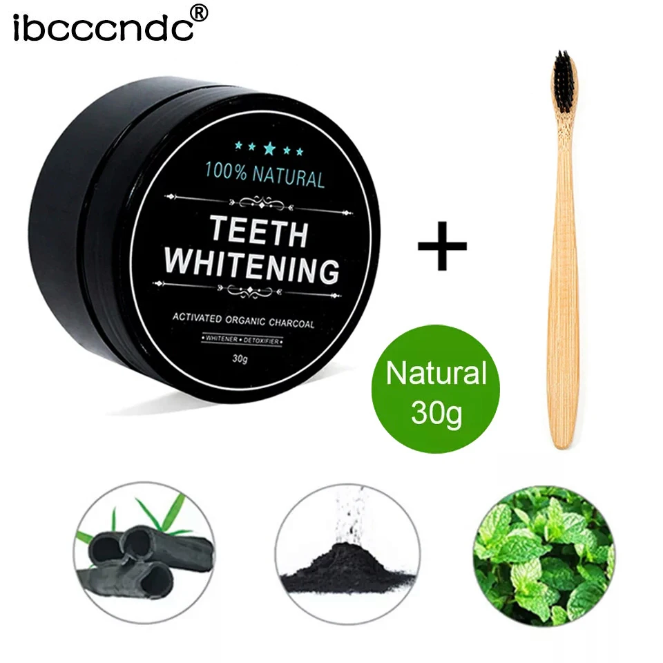 

30g Teeth Whitening Oral Care Charcoal Powder Natural Activated Charcoal Teeth Whitener Powder Oral Hygiene Dental Tooth Care