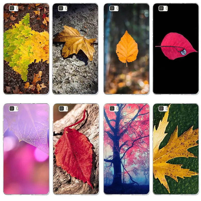 For Huawei Y3 Y5 Y6 Y7 Y9 II Prime Pro P Smart 2018 2019 Mate 7 8 9 10 20 Lite Soft TPU Phone Cases Beautiful Pink Leaf Art |
