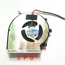 WZSM процессор GPU вентилятор охлаждения для MSI GE72 GE62 PE60 PE70 GL62 GL72 Вентилятор Кулер PAAD06015SL N317 N318 0.55A DC 5 В N303