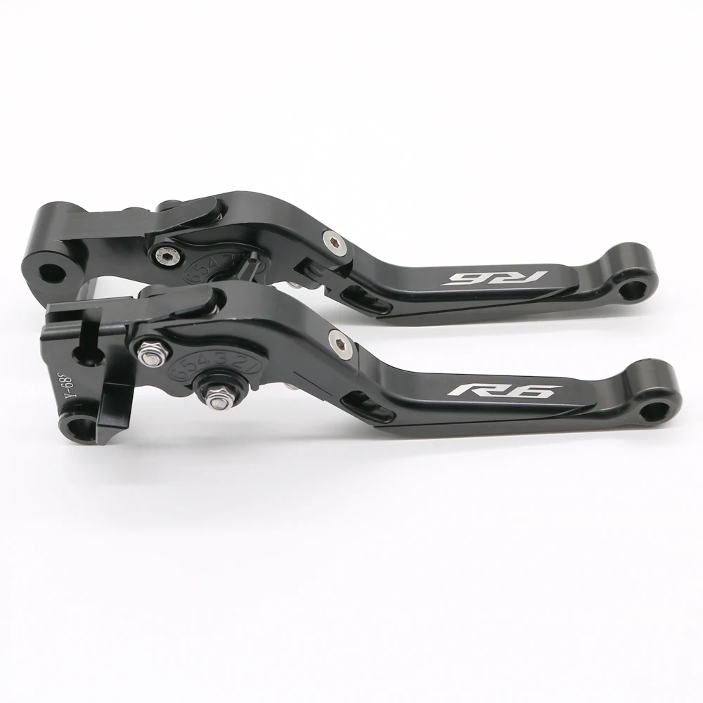 

For Yamaha YZF-R6 YZF R6 2017 2018 2019 Motorcycle CNC Brake Clutch Lever Foldable Extendable Adjustable Aluminum R6 2017-2019