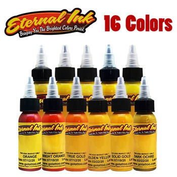 

Professional 16 Color Set Tattoo Pigment Permanent Tattoo Color Ink Body Art Paint Micro Pigment Eyebrow Dropshipping 2020