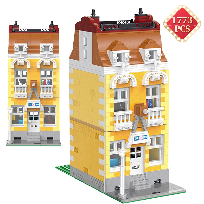 Idea Creator Expert Street View City фотостудия строительные блоки фигурки кирпичи игрушки для