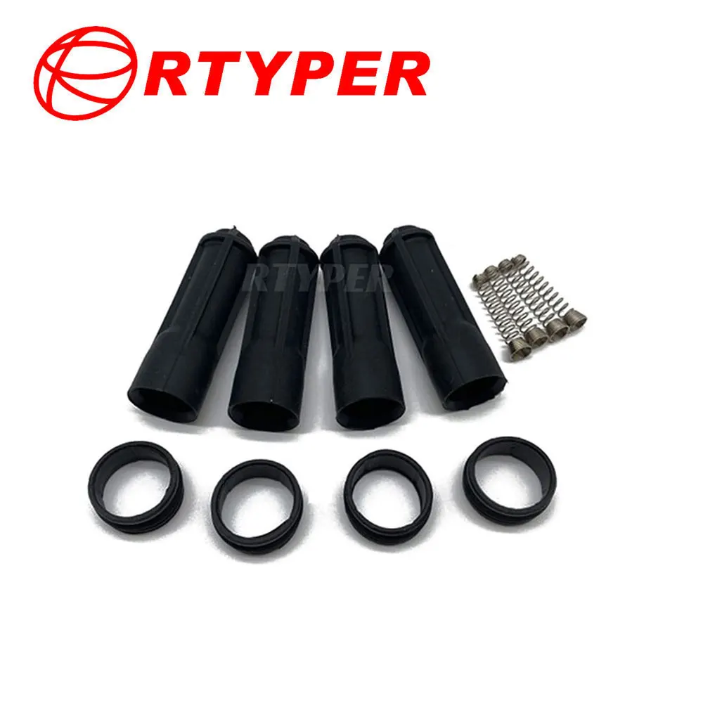 

4 Pcs 986221043 55246099 Ignition Coil Rubber Boots For Fiat 500 Bravo Idea Panda Punto Stilo Lancia Musa 1.2 1.4